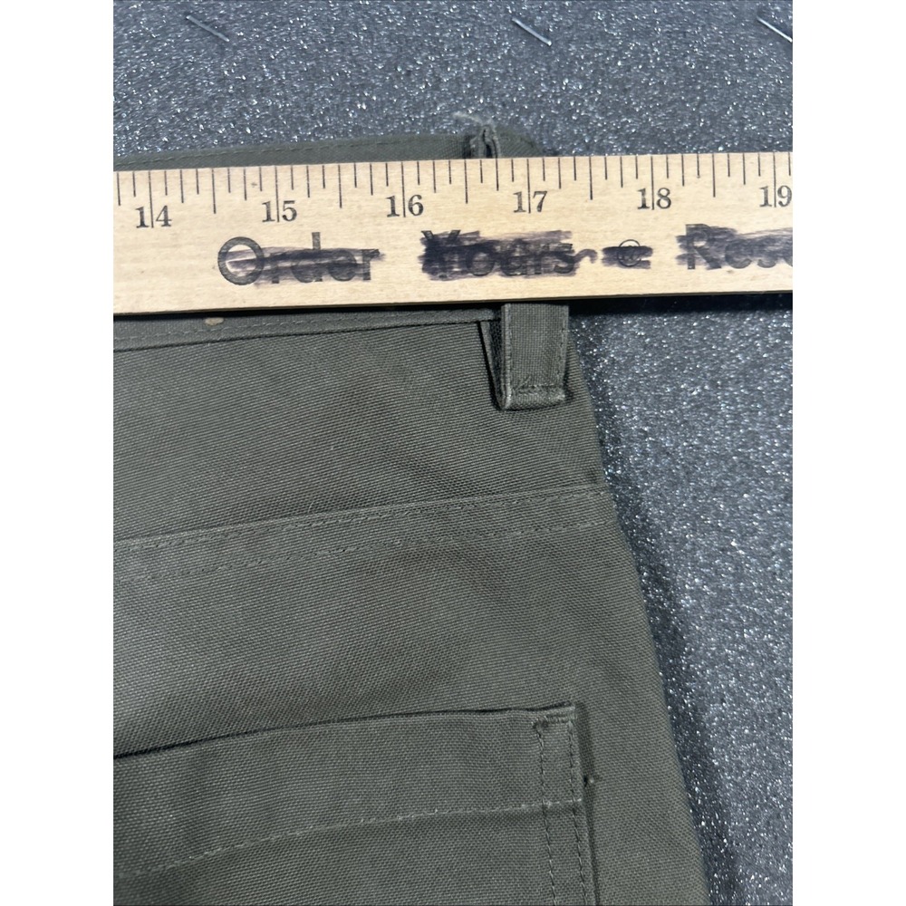 Fjallraven Pants Mens 32x31 Olive Greenland Jeans Cargo Outdoor Hike G1000 Waxed - Picture 6 of 10